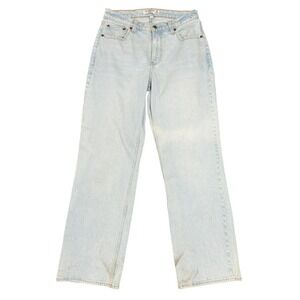 Abercrombie & Fitch Womens Jeans The Baggy Low Rise Curve Love Light Wash 25